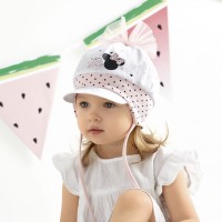 Detské čiapky - letné - dievčenské - model - 4/360 - 40 cm